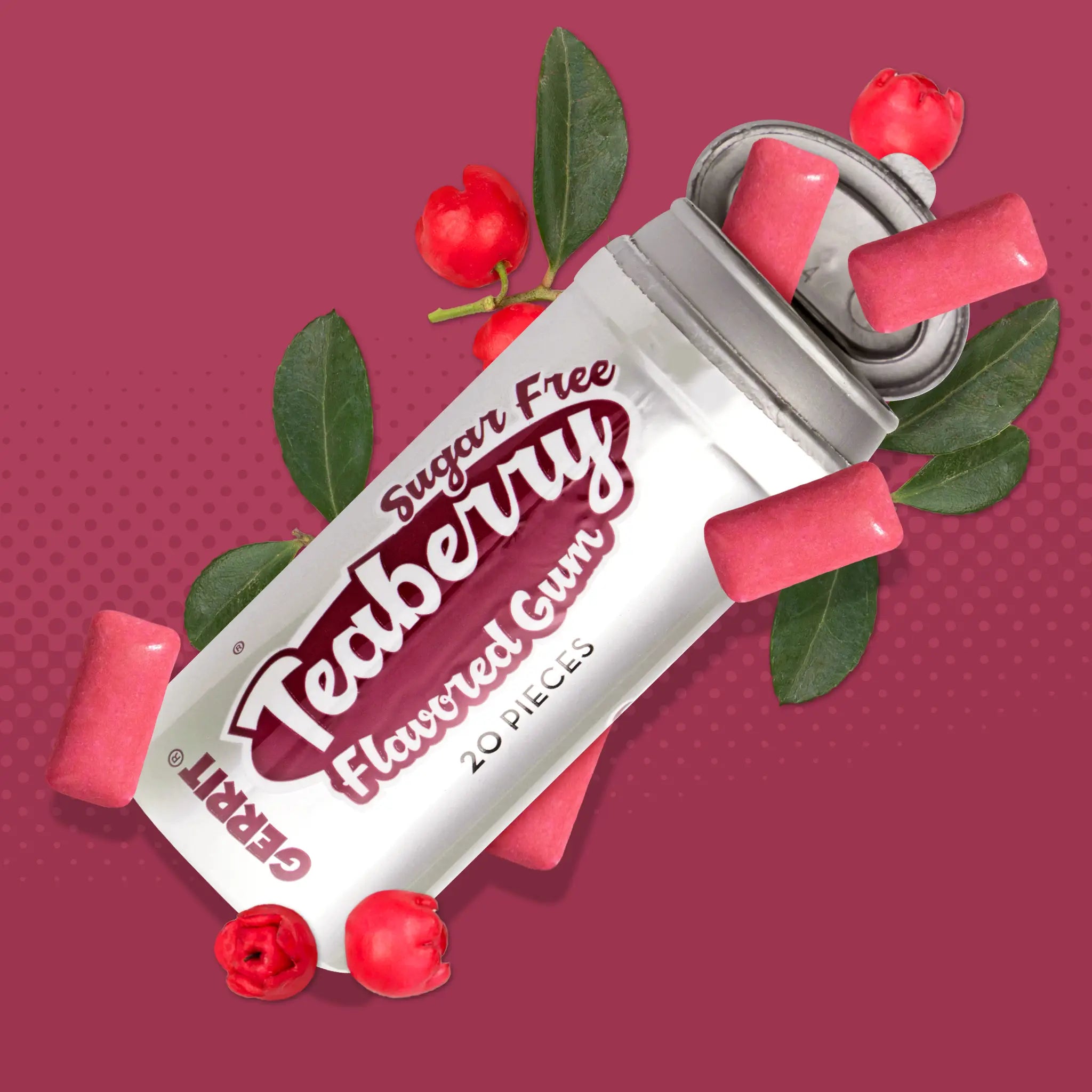 GERRIT'S SUGAR-FREE TEABERRY™ FLAVORED GUM – Vintage Gums