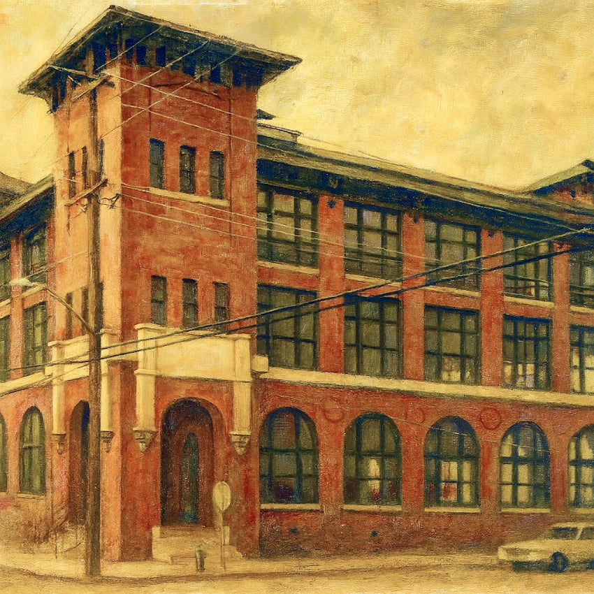 painting of factory