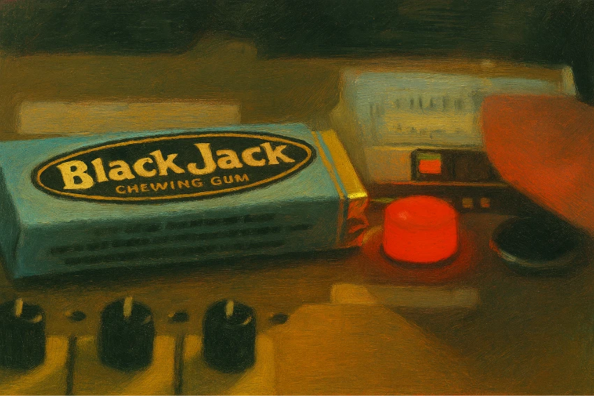 Black jack chewing gum