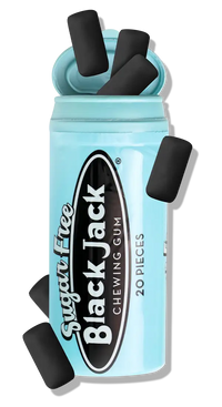 Open Sugar Free BlackJack Chewing Gum