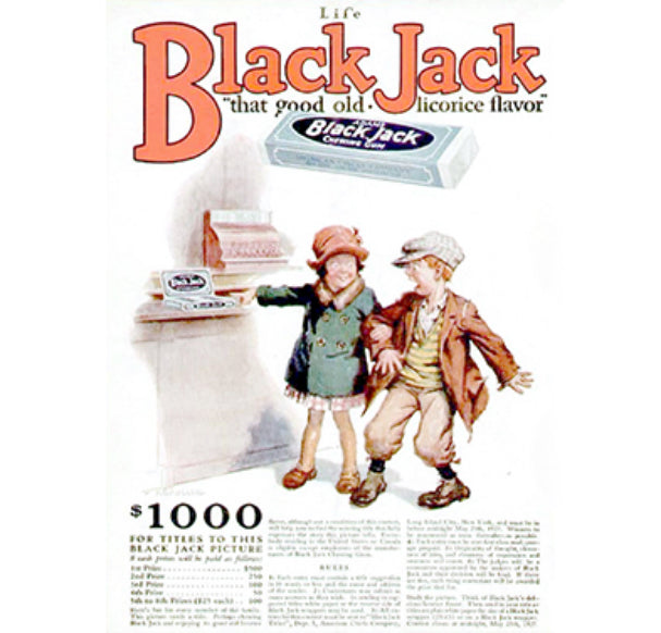 Life Black Jack "that good old licorice flavor" advert