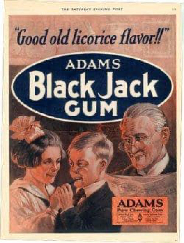 Good old licorice flavor!! Adams Black Jack Gum