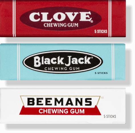 Beemans Black Jack and Clove Gums